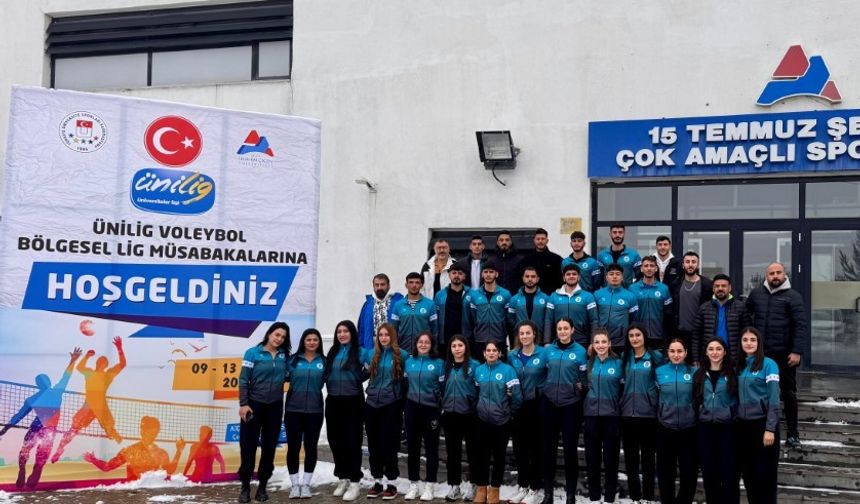 Munzur Üniversitesi kadın voleybol takımı, Ünilig’de 3’üncü oldu