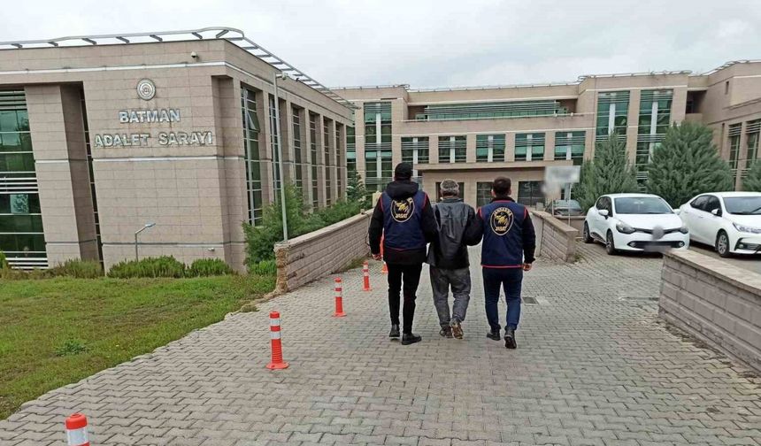 Batman’da 42 yıl hapis cezası bulunan firari yakalandı