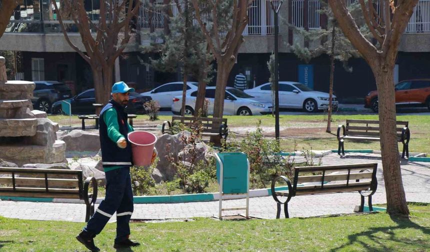 Haliliye Belediyesi mevsimsel çalışmalarla yeşile hayat veriyor