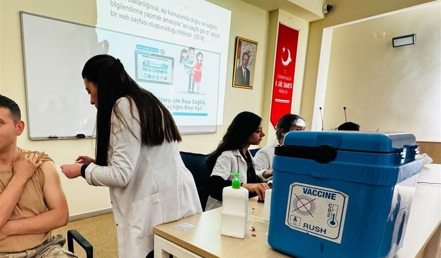 Jandarmaya "Aşı ve Bulaşıcı Hastalıklar" eğitimi