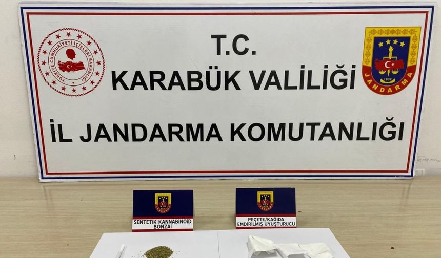 Karabük’te uyuşturucu operasyonu
