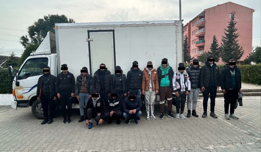 Kırklareli’nde 75 kaçak göçmen yakalandı