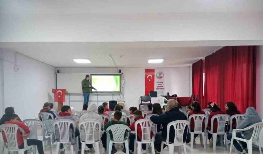 Kütahya DKMP’den öğrencilere biyolojik çeşitlilik, biyokaçakçılık ve yaban hayatı eğitimi