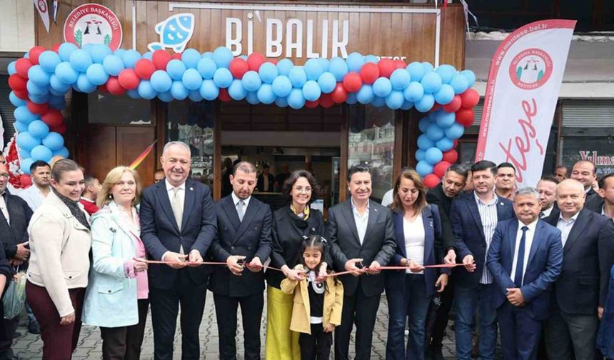 Menteşe Belediyesi işletmesi ‘Bi’Balık’ açıldı