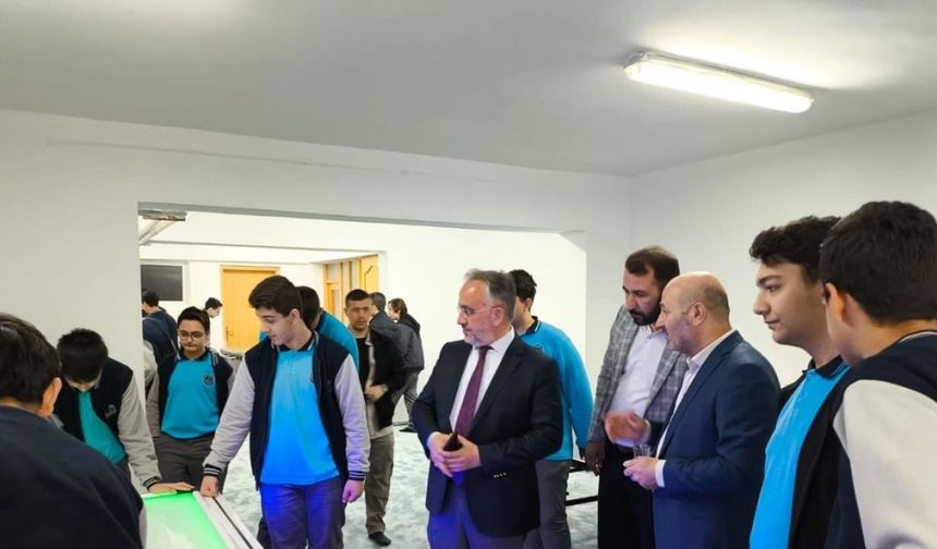 Müftülük Bayburt Fen Lisesi öğrencilerini misafir etti