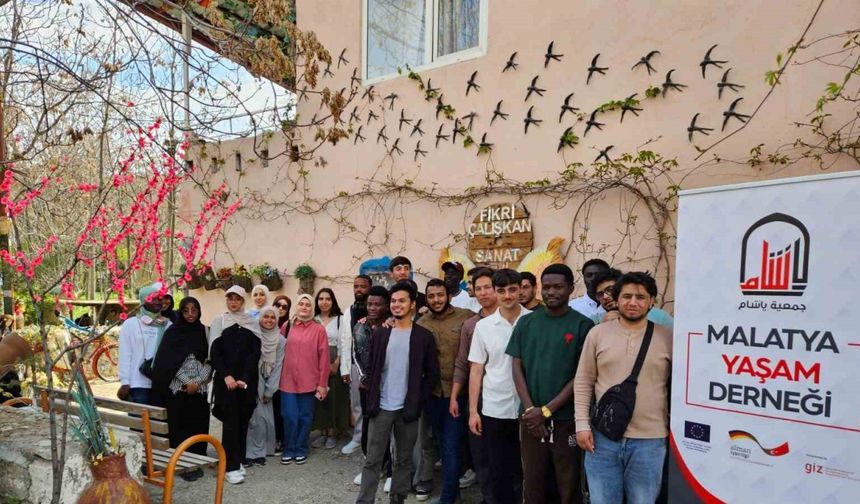 Uluslararası öğrenciler Darende’de Türk kültürünü keşfetti