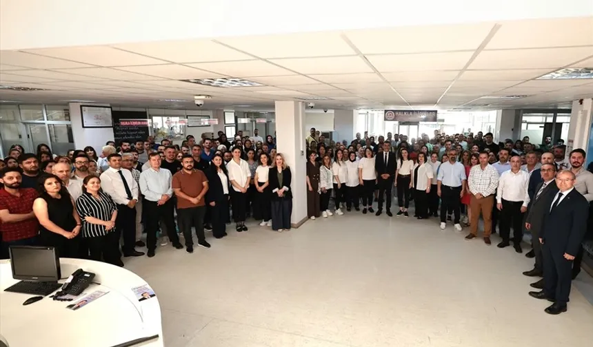 Denizli Büyükşehir’de renkli bayramlaşma